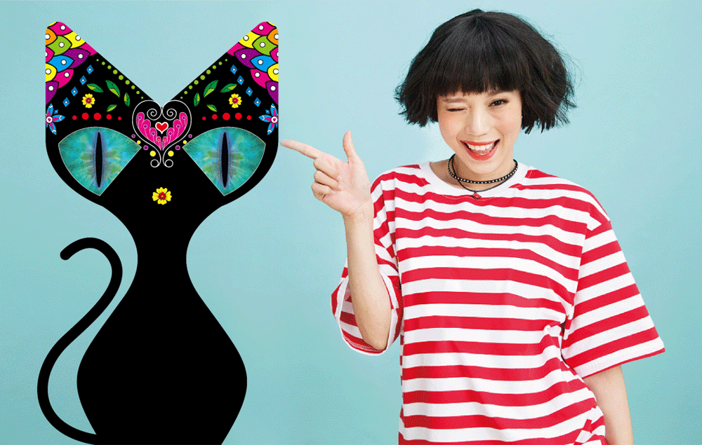 隱形眼鏡連鎖品牌LOGO升級-貓目家MOMU企業形象設計